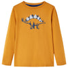 Vidaxl Camisa para niños con mangas largas 92 Donkerokerkligent