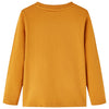 Vidaxl Camisa para niños con mangas largas 128 Donkerokerkligent