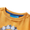 Camicia per bambini Vidaxl con maniche lunghe 128 rame scuro