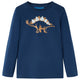 Camicia per bambini Vidaxl con maniche lunghe 104 blu navy