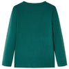 Camicia per bambini Vidaxl con maniche lunghe 116 verde