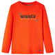 Camicia per bambini Vidaxl con maniche lunghe 116 Brightroranje