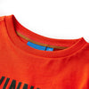 Camicia per bambini Vidaxl con maniche lunghe 116 Brightroranje
