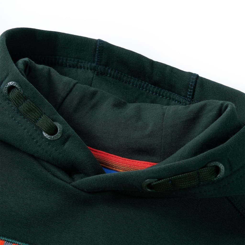 Vidaxl Siga per bambini con cappuccio 140 Verde scuro