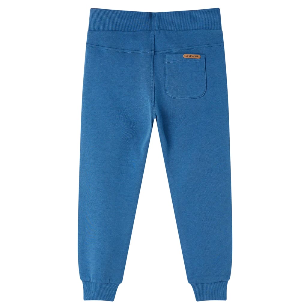 Pantalones de trote de Vidaxl para niños 128 azul