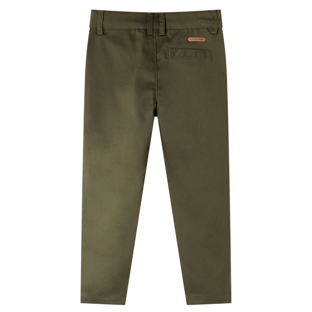 Vidaxl kinderbroek 116 kakikleurig
