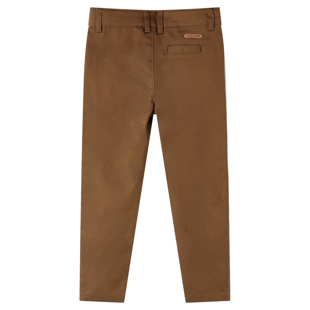 Vidaxl kinderbroek 92 cognackleurig