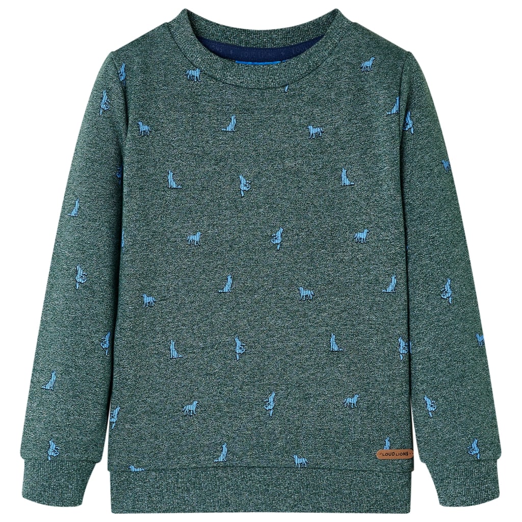 Vidaxl Children's Sweater 92 Mixed Dark Green