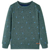 Vidaxl Children's Sweater 128 Greeno scuro misto