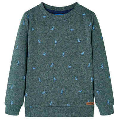 Vidaxl Children's Sweater 128 Mixed Dark Green