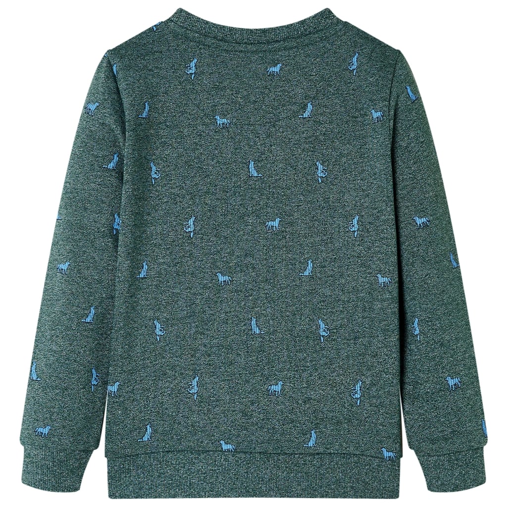 Vidaxl Children's Sweater 128 Mixed Dark Green