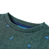 Vidaxl Children's Sweater 128 Greeno scuro misto