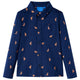 Vidaxl kindershirt 116 marineblauw
