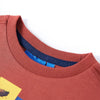 Camicia per bambini Vidaxl con maniche lunghe 140 henné luminoso