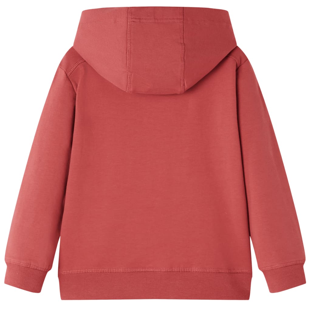 Vidaxl Children's Sweater con Hood 104 Red -Brawn