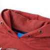 Vidaxl kindertrui met capuchon 104 roodbruin