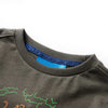 Camicia per bambini Vidaxl con maniche lunghe 128 kakikentig