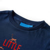 Camicia per bambini Vidaxl con maniche lunghe 128 blu navy
