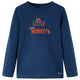 Vidaxl children's shirt with long sleeves 140 navy blue