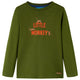 VidaXL children's shirt with 140 Donkerkakiklijk