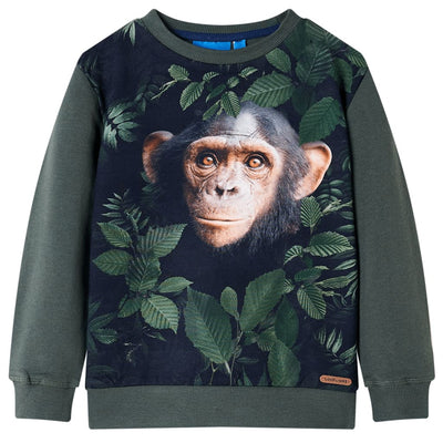 Vidaxl Children's Sweater 128 Donkerkakikleur