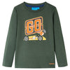 Camicia per bambini Vidaxl con maniche lunghe 104 Donkergroen