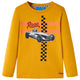 Camicia per bambini Vidaxl con maniche lunghe 128 ocra colori