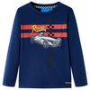 Camicia per bambini Vidaxl con maniche lunghe 104 blu navy