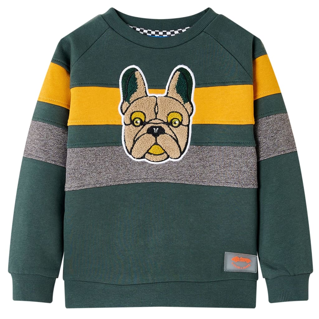 Vidaxl Children's Sweater 104 Dark Green