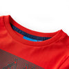 Camicia per bambini Vidaxl con maniche lunghe 104 rosso