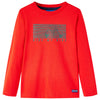 Camicia per bambini Vidaxl con maniche lunghe 116 rosse