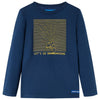 Camicia per bambini Vidaxl con maniche lunghe 92 blu navy