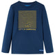 Camicia per bambini Vidaxl con maniche lunghe 92 blu navy