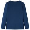 Camicia per bambini Vidaxl con maniche lunghe 92 blu navy