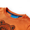 Camisa para niños Vidaxl con mangas largas 104 Donkeroranje
