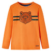 Camicia per bambini Vidaxl con maniche lunghe 116 DONKERORANJE