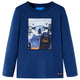 Camicia per bambini Vidaxl con maniche lunghe 104 jeans blu