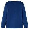 Camicia per bambini Vidaxl con maniche lunghe 104 jeans blu