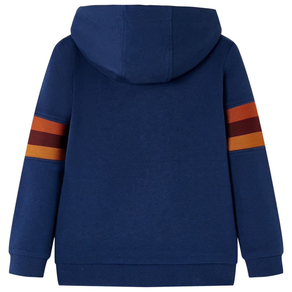 Vidaxl Siga per bambini con cappuccio 92 blu navy