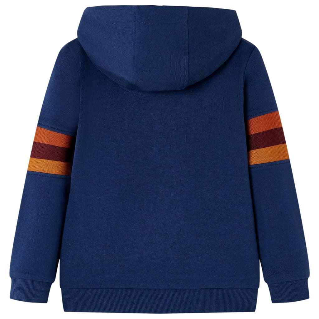 Vidaxl Siga per bambini con cappuccio 140 blu navy