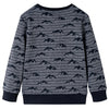 VidaXL Kindertrui 92 gemêleerd marineblauw