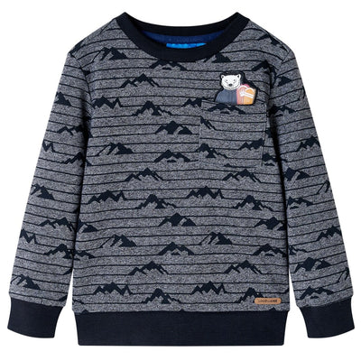 Vidaxl Children's Sweater 128 Mixed Navy Blue