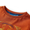 Camisa para niños de Vidaxl con mangas largas 104 óxido ligero