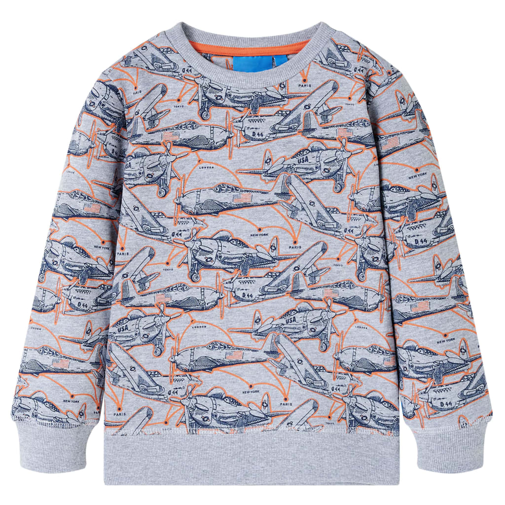 Vidaxl Children's Sweater 140 Gray mixto