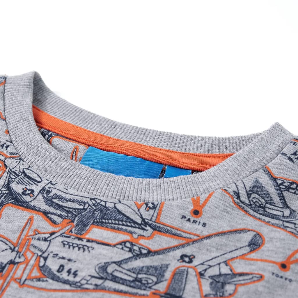 Vidaxl Children's Sweater 140 Gray mixto