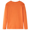 Camicia per bambini Vidaxl con maniche lunghe 92 DONKERORANJE