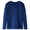Camicia per bambini Vidaxl con maniche lunghe 116 blu navy
