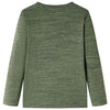 Camicia per bambini Vidaxl con maniche lunghe 104 kaki mista