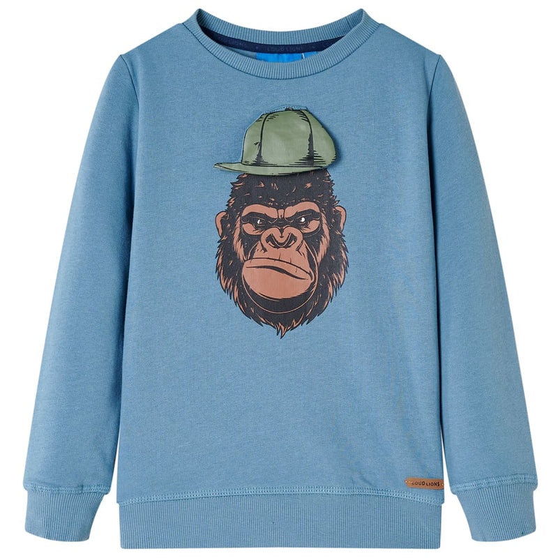 Vidaxl kindertrui 104 middelblauw
