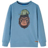 Vidaxl kindertrui 116 middelblauw